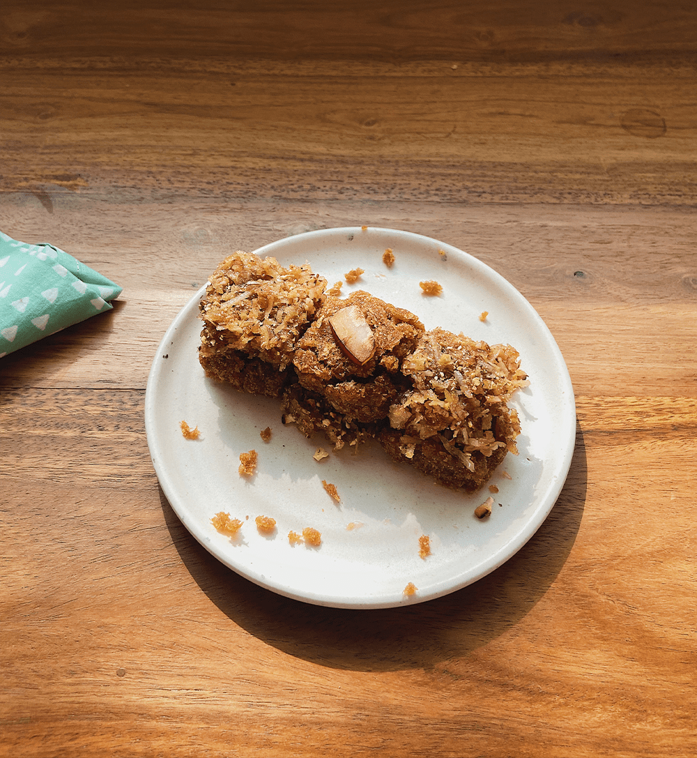 Sticky Coconut Barfi