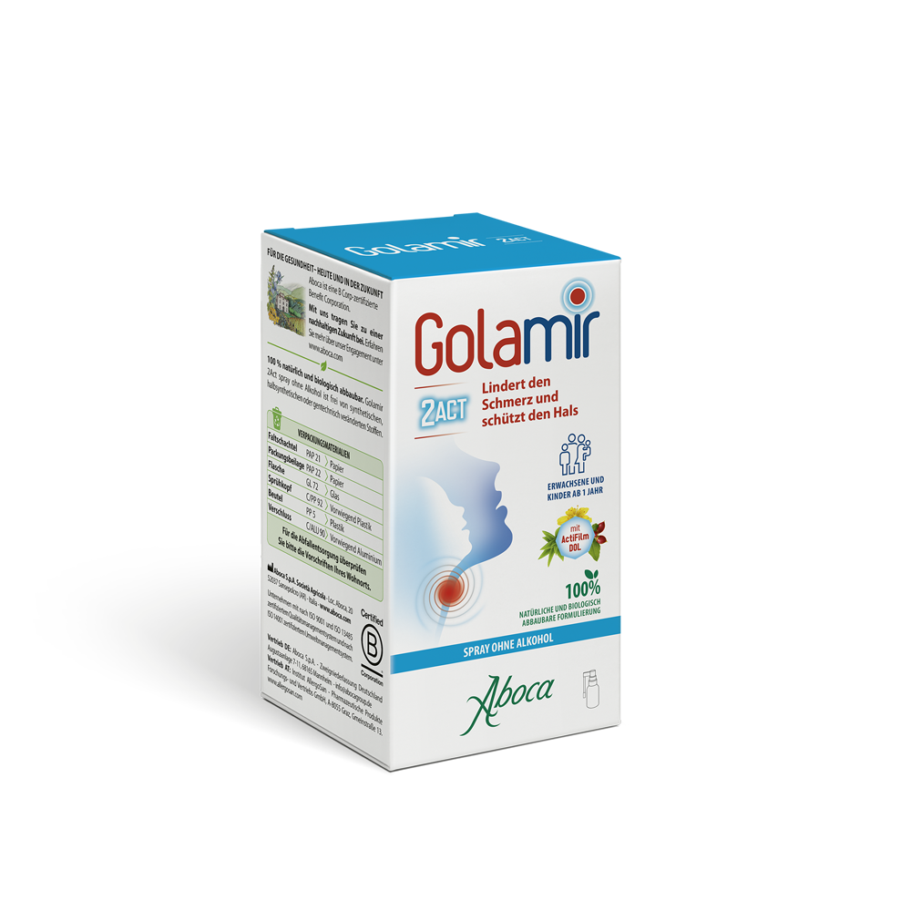 Aboca Golamir 2Act Spray (ohne Alkohol) - 30ml