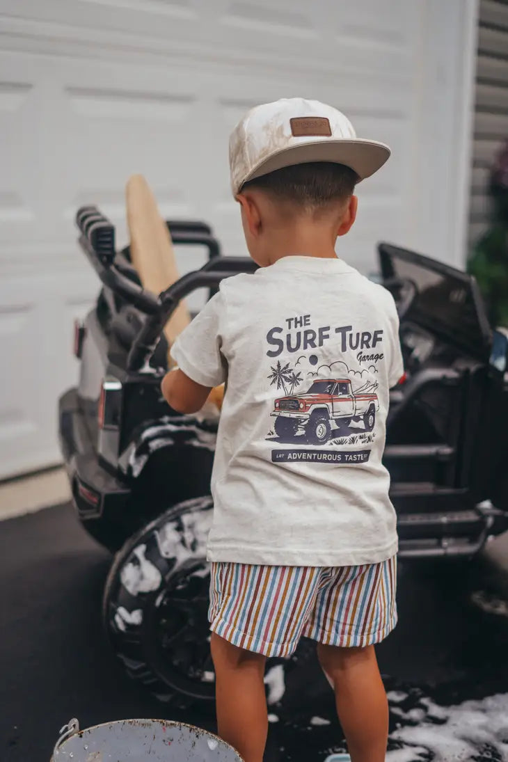 Surf Turf Garage Boys Tee