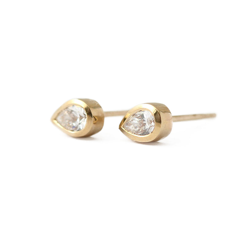 Diamond Tear Drop (Pear) Earrings – ARTEMER