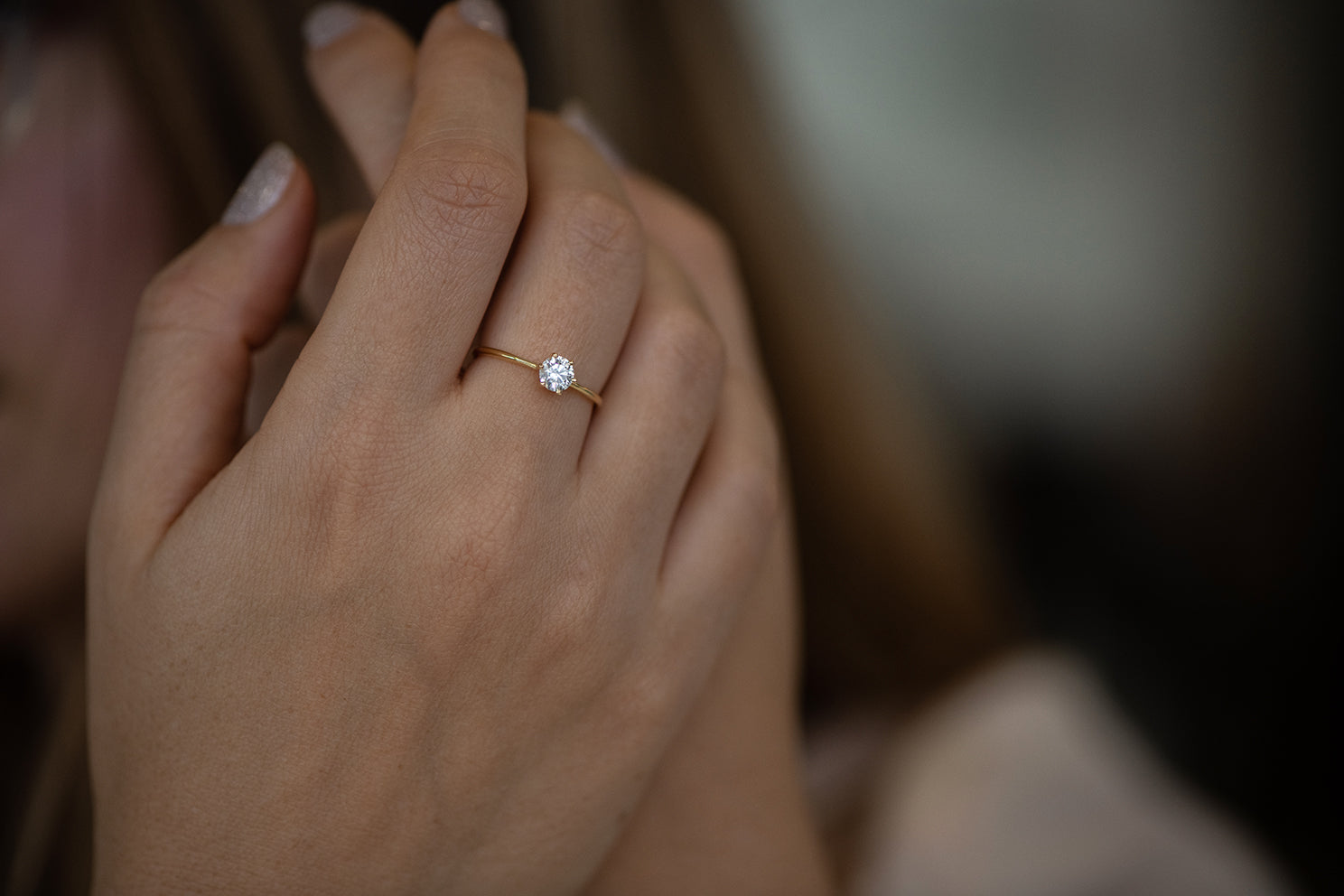 minimalist engagement rings