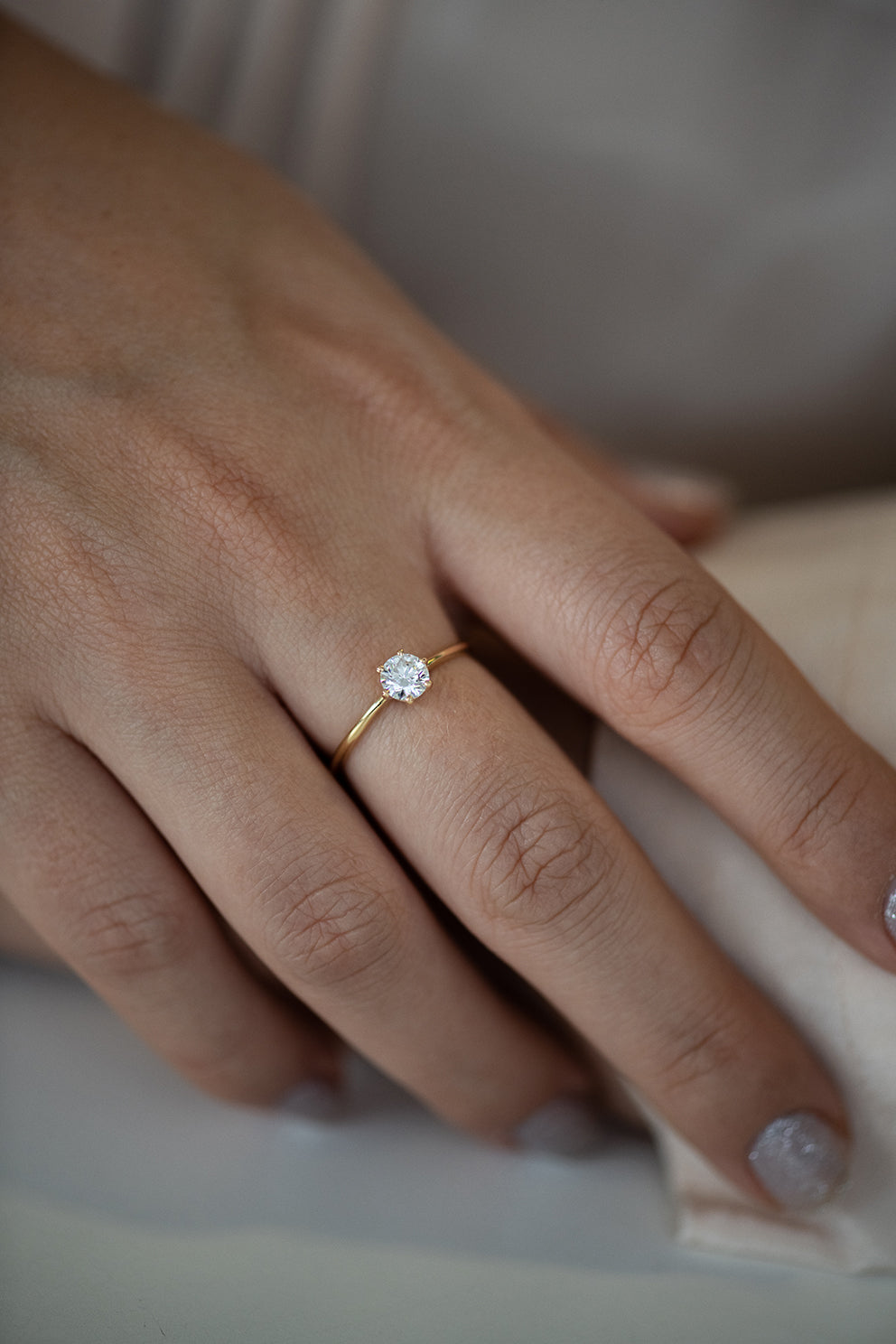 minimalist engagement rings