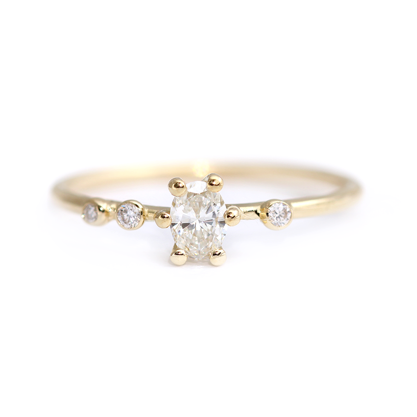 delicate engagement rings