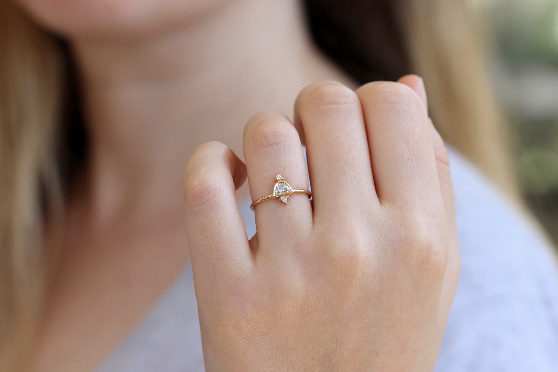 delicate engagement rings