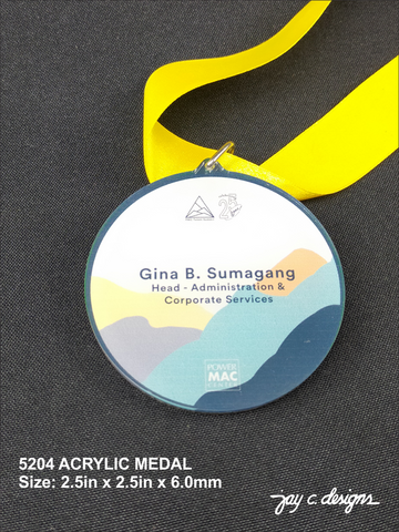 Acrylic Medal
