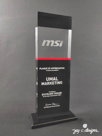 Acrylic Trophy and Plaque