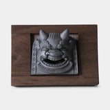 ONIGAWARA TO DECORATE THE ROOM: ATSUSHI YAMASHITA, Gargoyle Statue, Sanshu Onigawara Crafts