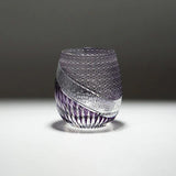 HAKUJA (PURPLE), Glass, rinzen Kiriko