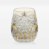WHISKEY GLASS EVENING LULL (YELLOW) by Junichi Nabetani, Master of Traditional Crafts
