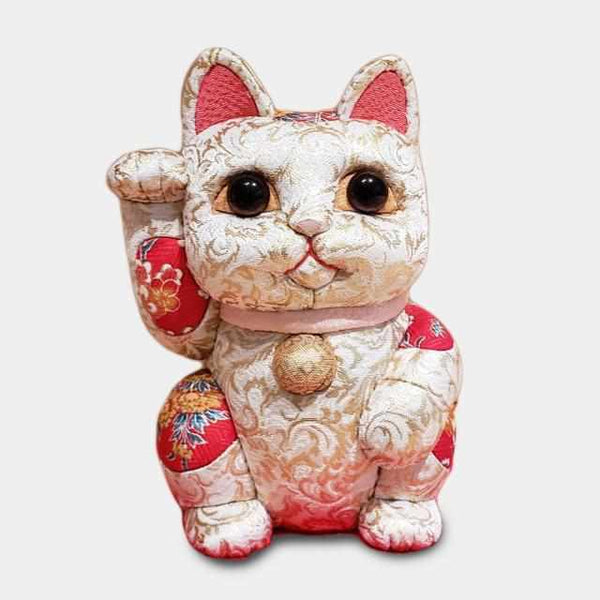 10'' Porcelain Lucky Cat Maneki Neko Feng Shui Cats [D6]