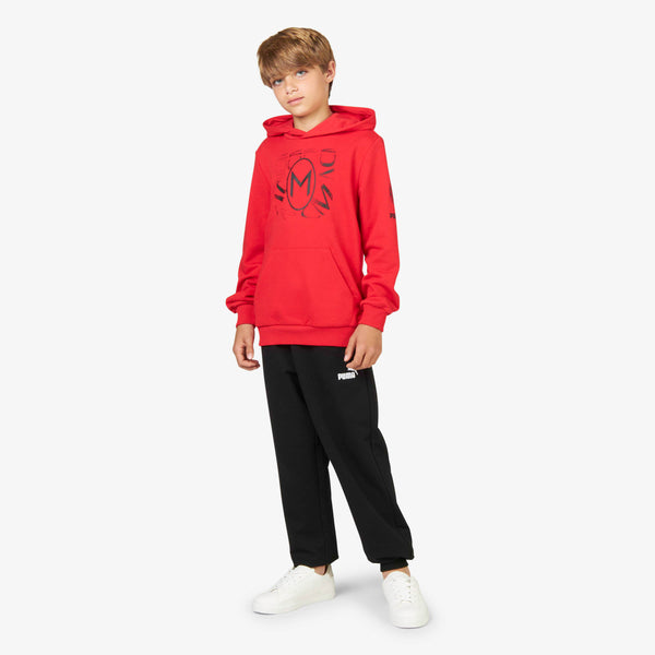 AC MILAN KIDS BLACK HOODIE COLLEGE COLLECTION