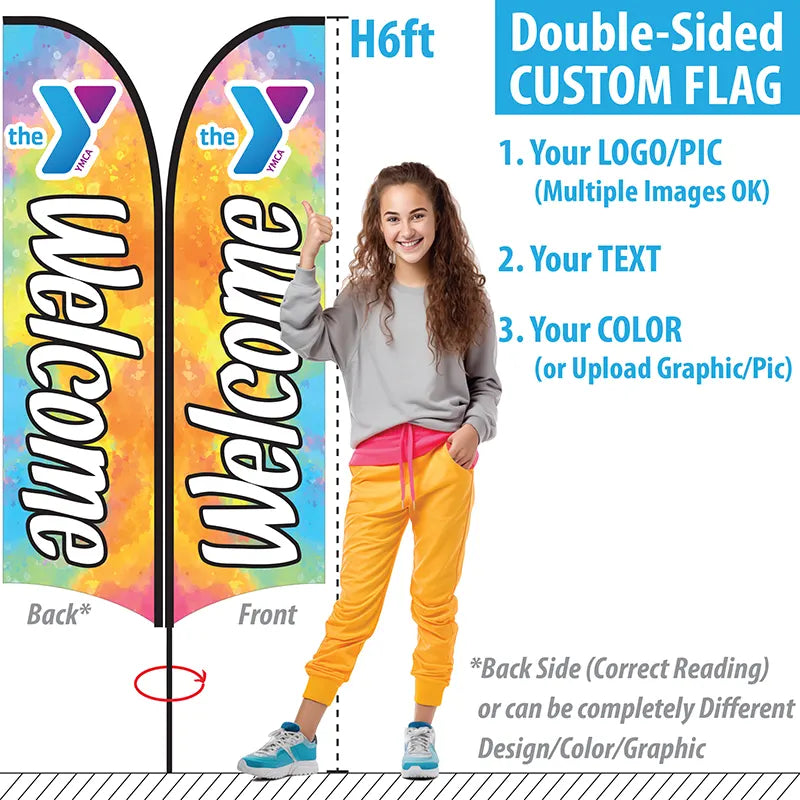 Double Sided Feather Flags