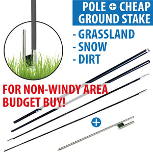 Feather Flag Pole + Ground Stake - featherflags.us