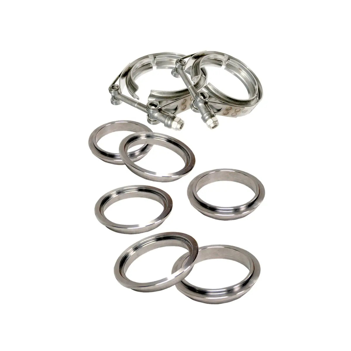 Standard 304 Stainless Steel V-Band - 8 piece Set (2C 3M 3F)