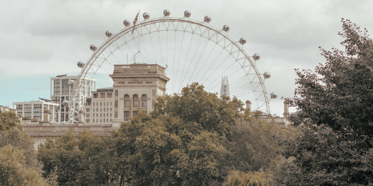 Hyde Park in London, UK