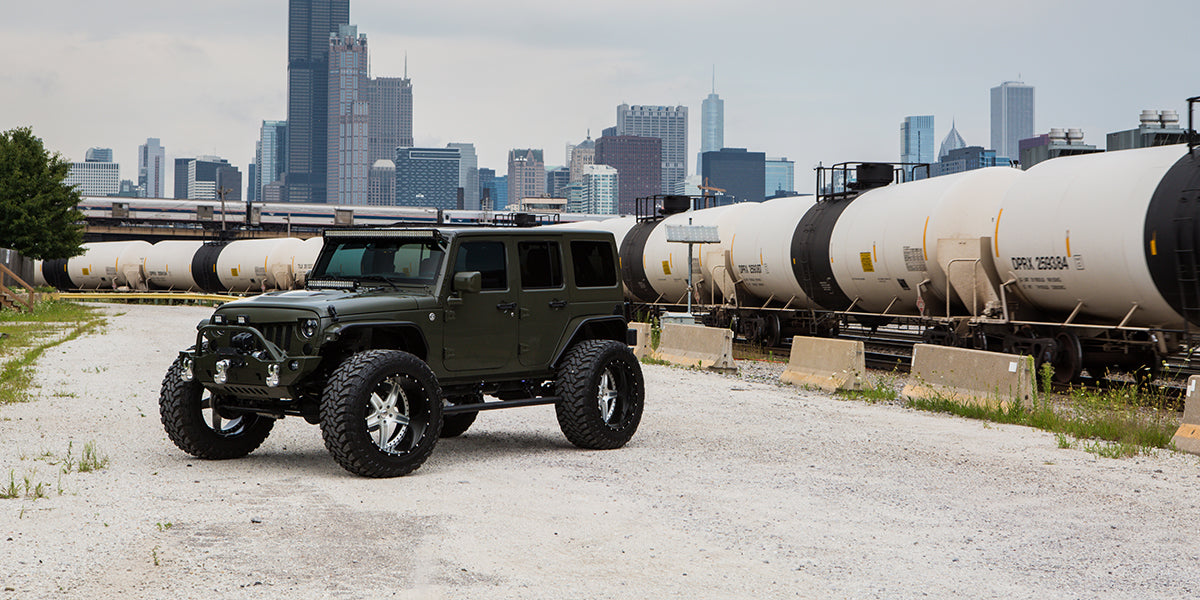 Jeep Wrangler on Tremendo | Amani Forged Wheels