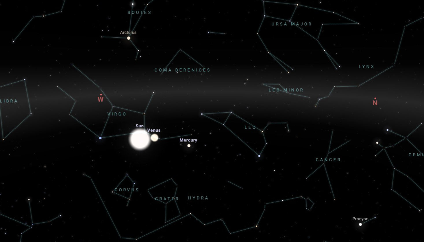 galamaps jaro nocni obloha konstelace hvezdna mapa darek