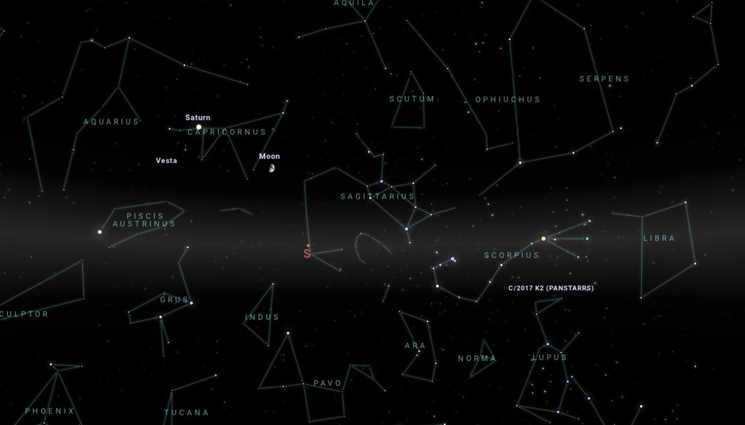 galamaps leto nocni obloha konstelace hvezdna mapa darek