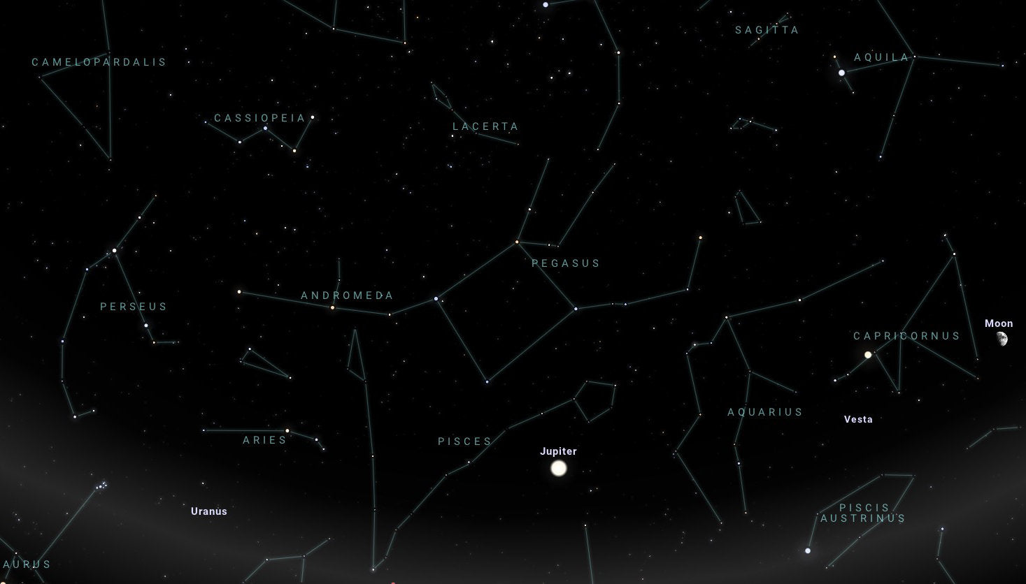 galamaps podzim nocni obloha konstelace hvezdna mapa darek