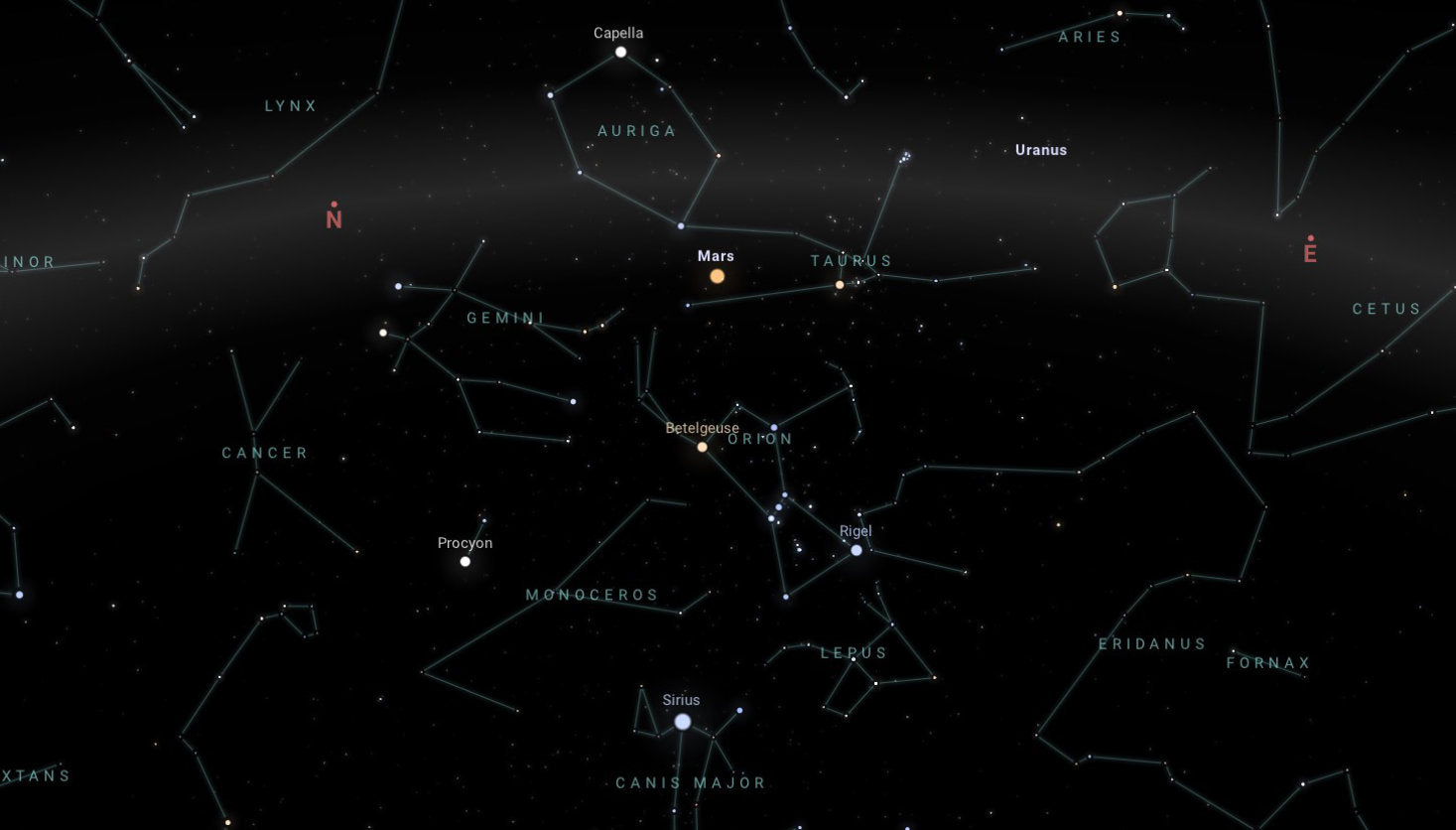 galamaps podzim nocni obloha konstelace hvezdna mapa darek