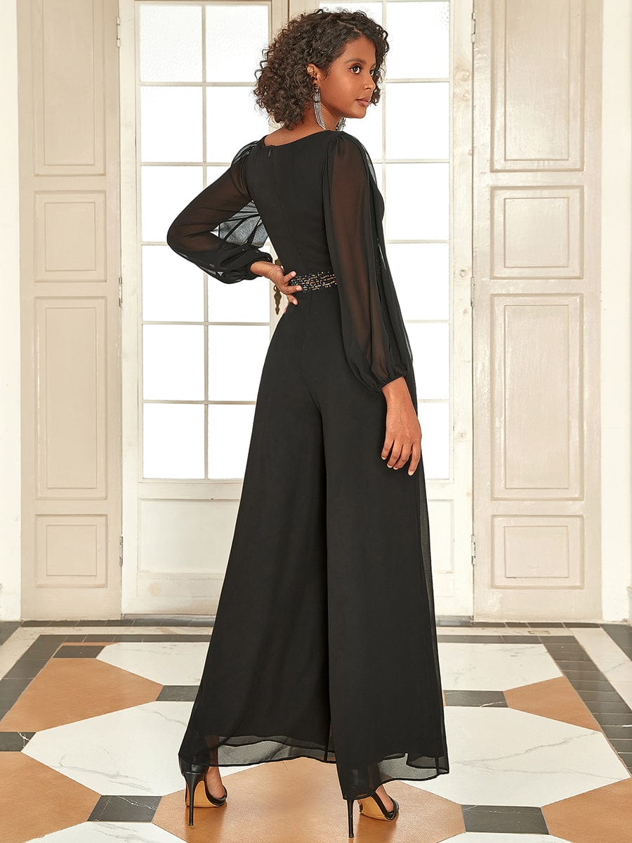 evening wear jumpsuit