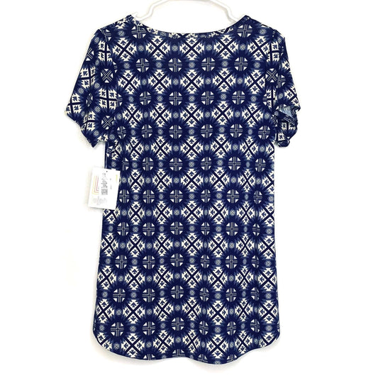 LuLaRoe Womens XL Blue Classic T Floral T-Shirt S/s NWT – Parsimony Shoppes
