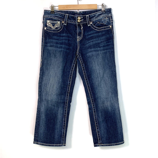 Baccini Womens Size 18W Capris Denim Blue Jeans – Parsimony Shoppes