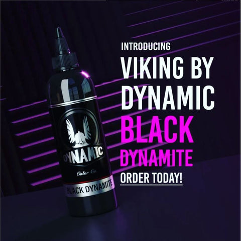 Dynamic Black Tattoo Ink - 1 oz. Bottle