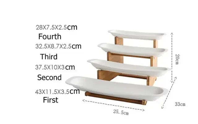 Ceramic Tiered Cake Plate - Vivareflex Online