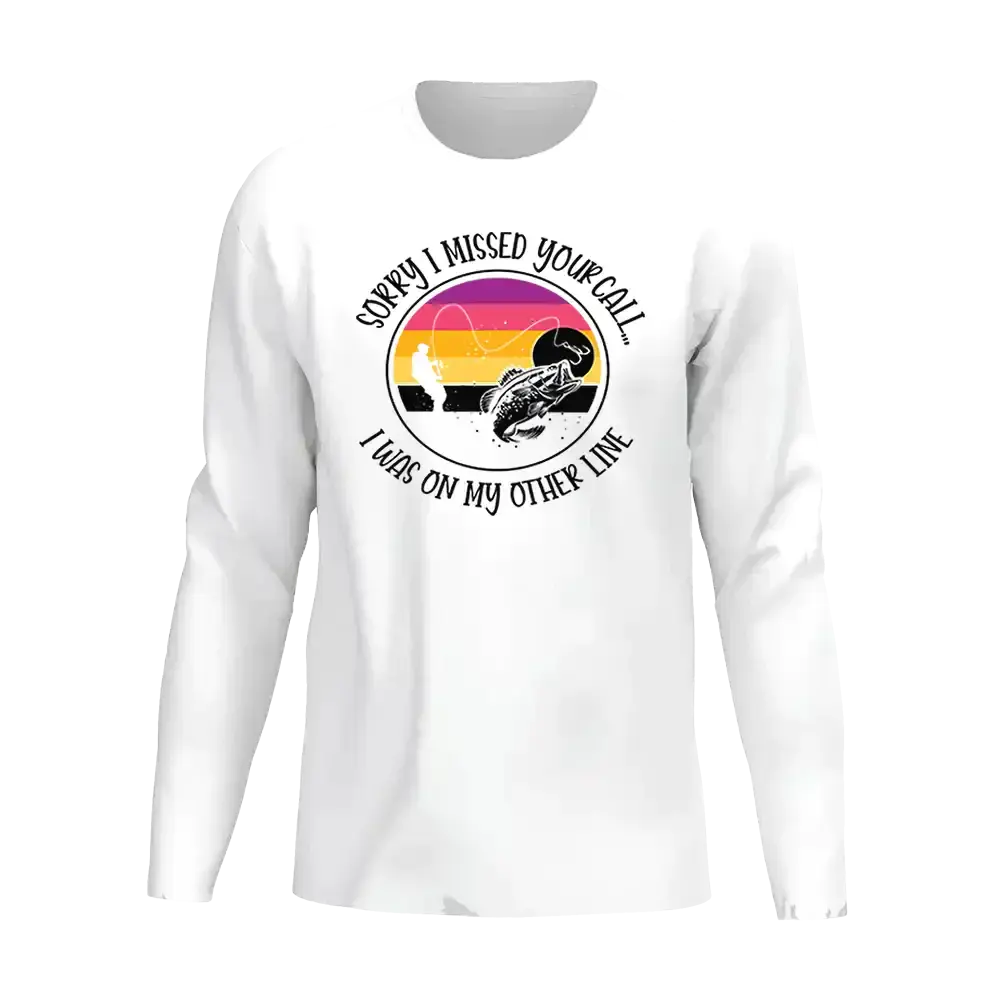 I Was On Another Line Men Long Sleeve Shirt Vivareflex Online