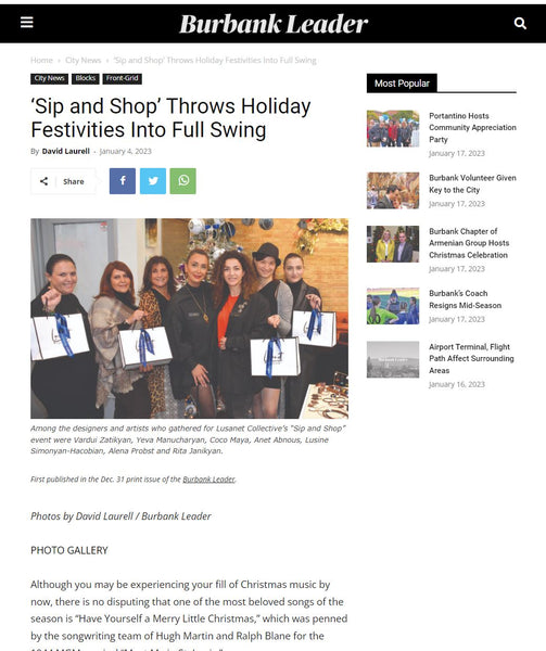 2023 ‘Sip and Shop’ Throws Holiday Festivities Into Full Swing