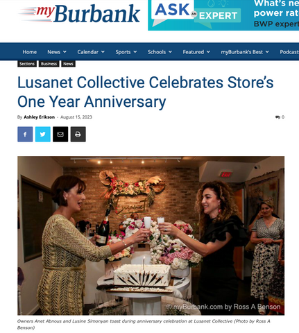 Join the celebration of Lusanet Collective's remarkable one-year journey in Burbank News! From inspiring stories to community impact, Ashley Erikson captures the essence of this milestone anniversary. Explore a year of growth, creativity, and shared moments