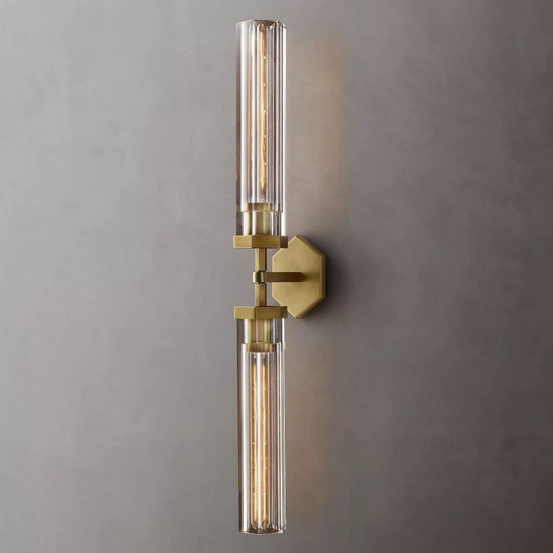 linear sconce bathroom