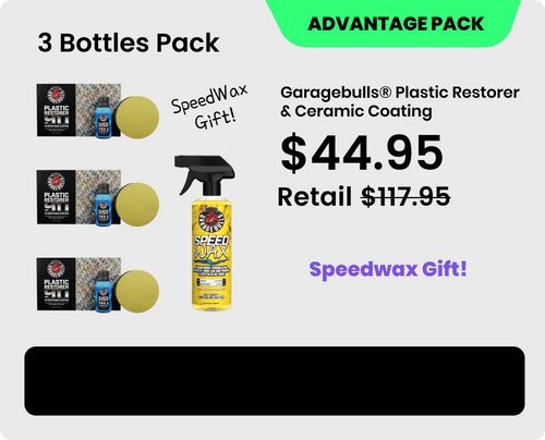 Plastic Restorer 4 Bottles – GarageBulls