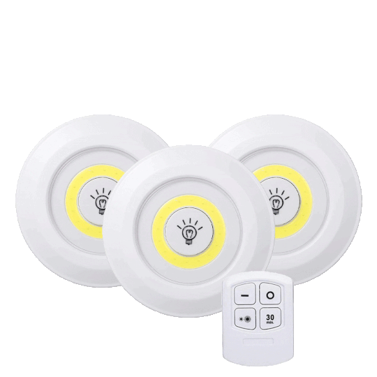 GE Mini luz LED táctil, 1 paquete, funciona con pilas, luz de grifo, luz de  empuje, luces adhesivas, luces inalámbricas, portátil, iluminación debajo
