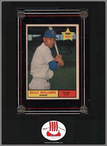 Billy Williams Rookie Card  Topps Baseball 1961 #141 Approximate Grad –  wave1collectibles