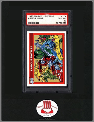 1990 Impel Marvel Universe Iron Man Armor Wars MCU War Machine Cheadle