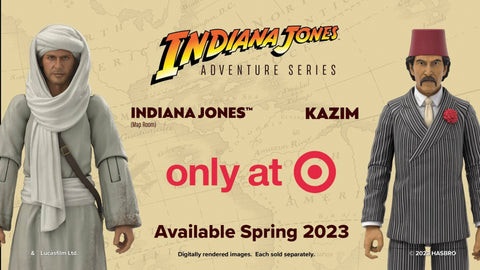Hasbro Indiana Jones Adventure Series Map Room Indy and Kazim 2023 Target Exclusive