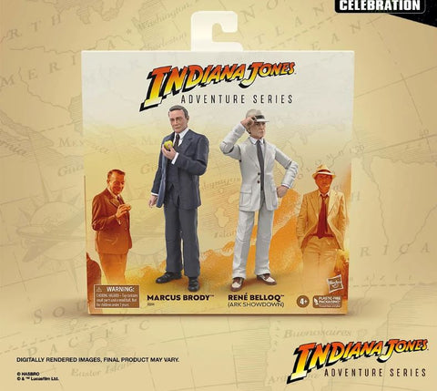 Hasbro Indiana Jones Adventure Series Brody & Belloq 2-Pack