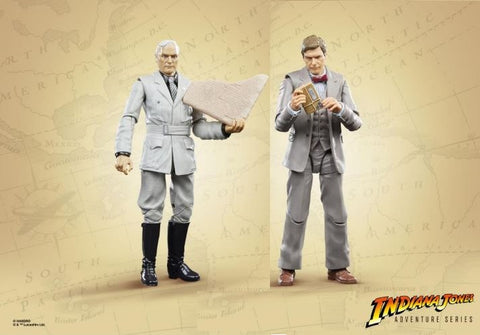 Hasbro Indiana Jones Adventure Series Professor and Walter Donovan TLC