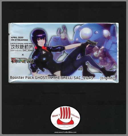 Ghost In The Shell SAC 2045 Force of Will Holofoil Pack Card Wrapper