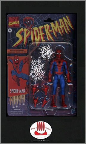 Marvel Legends Retro Cell Shaded Spider-Man Animated MOC by www.wave1collectibles.com