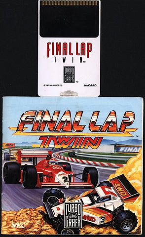Final Lap Twin Turbografx-16 www.wave1collectibles.com