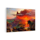 Oil Study of Cotopaxi - Frederic Edwin Church Canvas