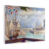 Sunday at Port-en-Bessin - Georges Seurat Canvas