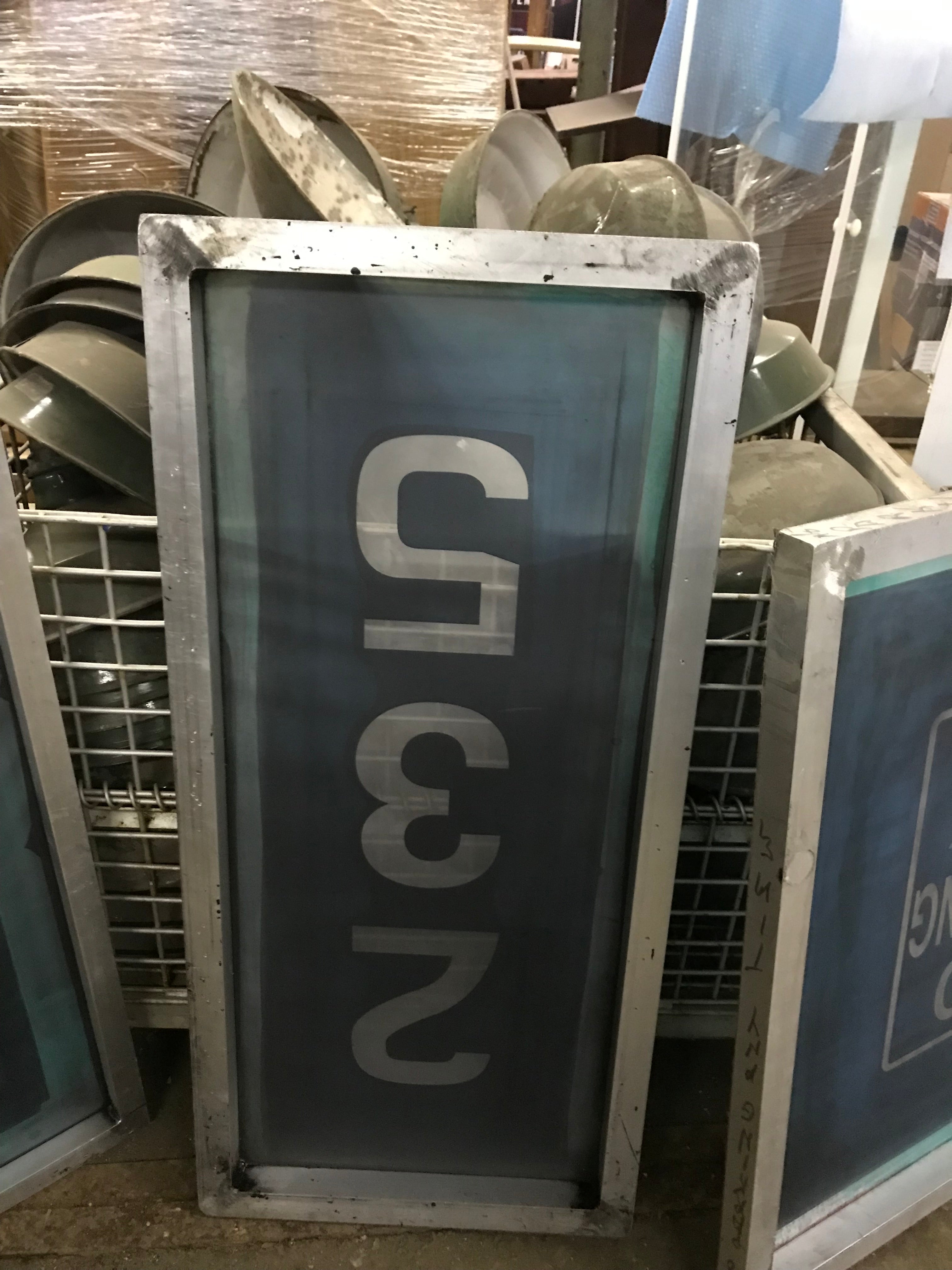 Metal Frame Screen Print  19" x 41" - Rebuilders Xchange - 27 X 41 Frame