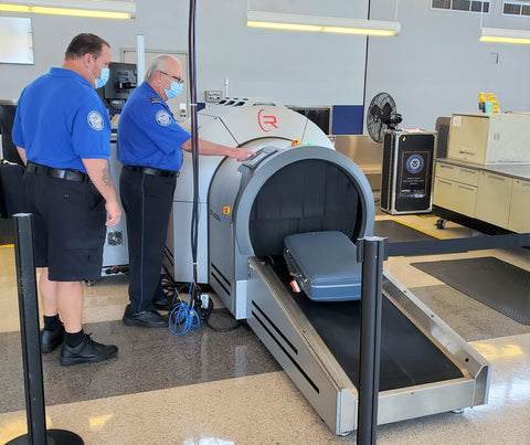 luggage screening at airport