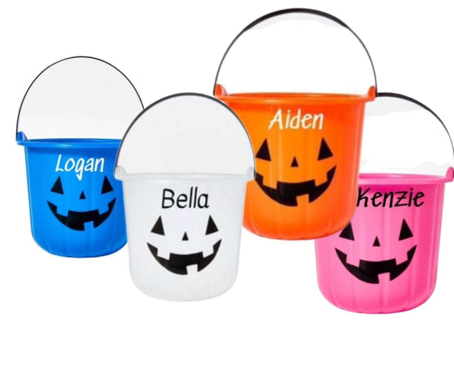 custom halloween buckets