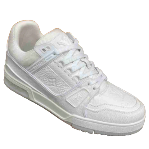 Louis Vuitton Trainer Sneaker White and Green - proalpaandomega -  proalpaandomega