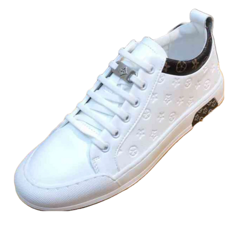 Louis Vuitton Trainer Sneaker White on White High - proalpaandomega